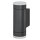 Up Down Wandlampe Alu Anthrazit IP65 GU10 OSRAM