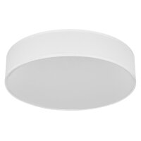 Deckenlampe Weiß Stoff E27 rund L:48cm modern OSRAM