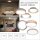 Deckenlampe Weiß Stoff E27 rund L:48cm modern OSRAM