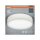 Deckenleuchte Weiß Stoff E27 L:40cm blendarm OSRAM