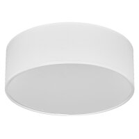 Deckenlampe Weiß Stoff E27 rund L:30cm...