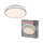 LED Deckenlampe Silber Metall 3000K rund Ø29,5cm OSRAM