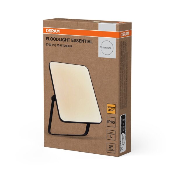 LED Außenstrahler schwenkbar Glas 3000K IP65 OSRAM