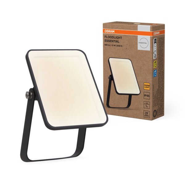 LED Außenstrahler Glas 3000K schwenkbar IP65 OSRAM