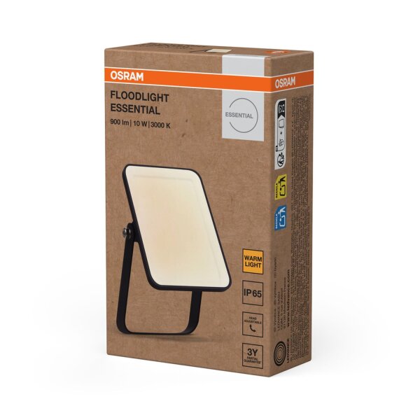 LED Außenstrahler Glas 3000K schwenkbar IP65 OSRAM
