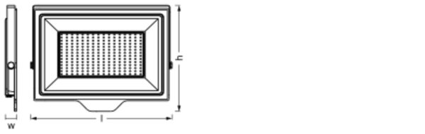 LED Außenstrahler Aluminium 4000K schwenkbar IP65 OSRAM