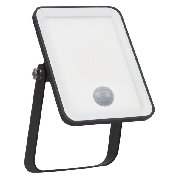 LED Strahler Sensor schwenkbar Alu Glas 4000K IP65