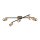 Deckenstrahler Holzfurnier Metall B: 77 cm 5-flammig GU10