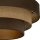 Deckenlampe Jute Stoff Braun Beige E27 Ø50 cm