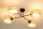 Deckenlampe Stoff Schwarz Beige E27 L:80 cm wohnlich