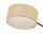 Deckenlampe Stoff Schwarz Beige E27 L:80 cm wohnlich