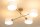 Deckenlampe Stoff Beige Weiß E27 L:80 cm gemütlich