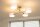 Deckenlampe Stoff Beige Weiß E27 L:80 cm gemütlich
