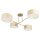 Deckenlampe Stoff Beige Hellbeige E14 L:80 cm