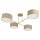 Deckenlampe Stoff Beige E27 L:80 cm gemütlich