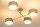 Deckenlampe Stoff Beige E27 L:80 cm gemütlich