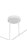 Deckenlampe Stoff Weiß Hellbeige E27 L:80 cm modern