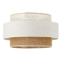 Deckenlampe Jute Weiß Natur E27 Ø40 cm...