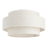 Deckenlampe blendarm Jute Weiß E27 Ø40 cm...