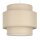 Pendelleuchte Stoff Weiß Beige E27 Ø30 cm wohnlich