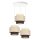Pendelleuchte Stoff Weiß Ecru Beige E27 Ø45 cm