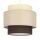 Pendelleuchte Stoff Weiß Ecru Beige E27 Ø45 cm