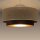 Deckenlampe Stoff Jute Schwarz E27 Ø45 cm wohnlich