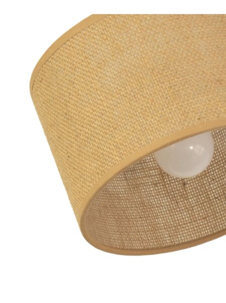 Deckenspot flexibel Stoff Beige E27 L:18 cm wohnlich
