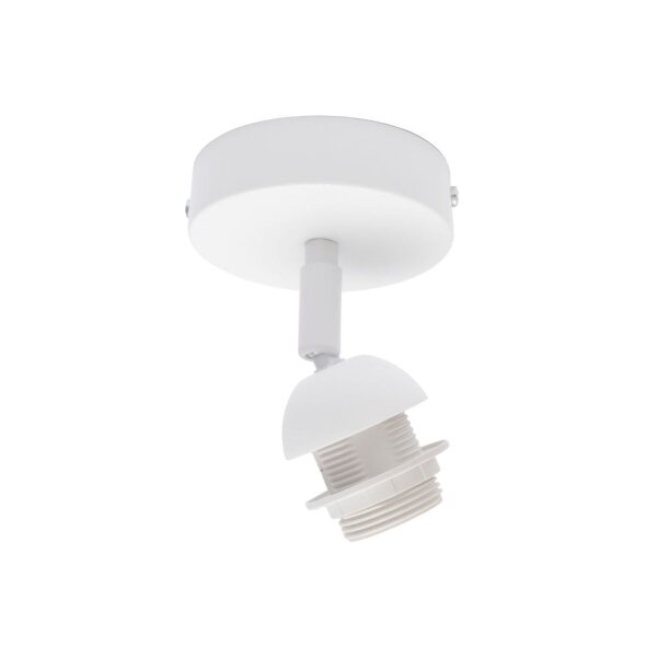 Deckenspot flexibel Stoff Beige E27 L:18 cm wohnlich
