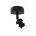 Deckenspot verstellbar Stoff Schwarz Weiß E27 L:18 cm