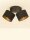 Deckenspot schwenkbar Stoff Schwarz Gold E27 L:45 cm
