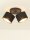Deckenspot schwenkbar Stoff Schwarz Gold E27 L:45 cm