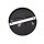 Deckenspot schwenkbar Stoff Schwarz Gold E27 L:45 cm