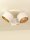 Deckenspot flexibel Stoff Weiß Gold E27 L:45 cm