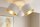 Deckenspot flexibel Stoff Weiß Gold E27 L:45 cm