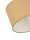 Deckenspot schwenkbar Stoff Dunkelsand Weiß E27 L:45 cm