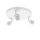Deckenspot flexibel Stoff Weiß Braun Ecru E27 L:45 cm
