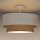 Deckenlampe Stoff Weiß Beige E27 Ø45 cm dekorativ