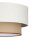 Deckenlampe Stoff Weiß Beige E27 Ø45 cm dekorativ