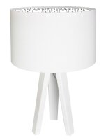 Tischlampe Kinderlampe Weiß Katzen Kinderzimmer