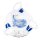 Deckenleuchte Kinderzimmer &Oslash; 29 cm klein rund Wei&szlig; Blau Wal
