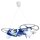 Kinderzimmerlampe Holz B: 60 cm Polizei Helikopter 2x E27