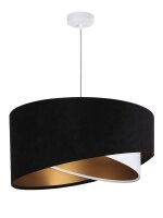 Pendelleuchte Schwarz Wei&szlig; Gold &Oslash;50cm Esstisch