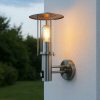 Außenleuchte mit Bewegungsmelder IP44 maritimes Design