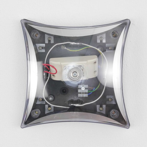 LED Wandlampe außen Schwarz Modern B: 20 cm