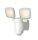 LED Au&szlig;enlampe mit Bewegungsmelder Wei&szlig; IP44 AMINA