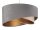 Pendelleuchte Grau Beige Gold Ø50cm Stoff Esstisch