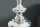Wohnzimmer Stehlampe LUCIE Silber Weiß 160cm elegant