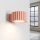 Wandleuchte Aluminium Pfirsich GX53 B:10 cm blendarm