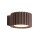 Wandlampe Aluminium Braun GX53 B:10 cm blendarm